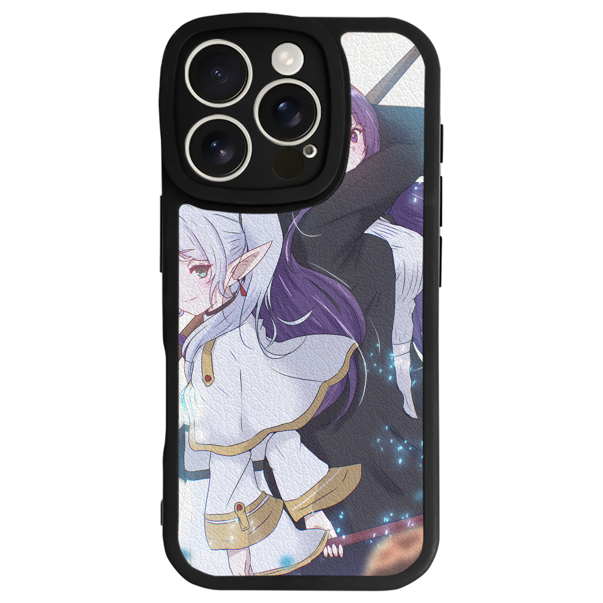 （画像用） 葬送のフリーレン Frieren 【iPhone 16シリーズ対応】シリコンスマホケース（レザー調） 材質：シリコン